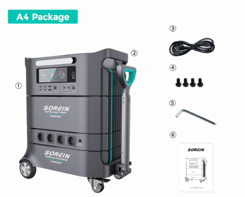 Sorein A4 Outdoor Camping 4400W Lithium Battery Power Bank Portable Power Station