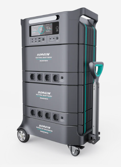 Sorein A6 6394Wh 6600W LFP Stack battery Home Energy Storage