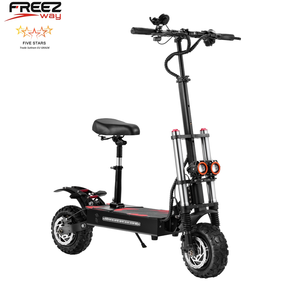 FREEZWAY E-Scooter R1 6000W motor 60V 38 Ah battery 11" inch tire 