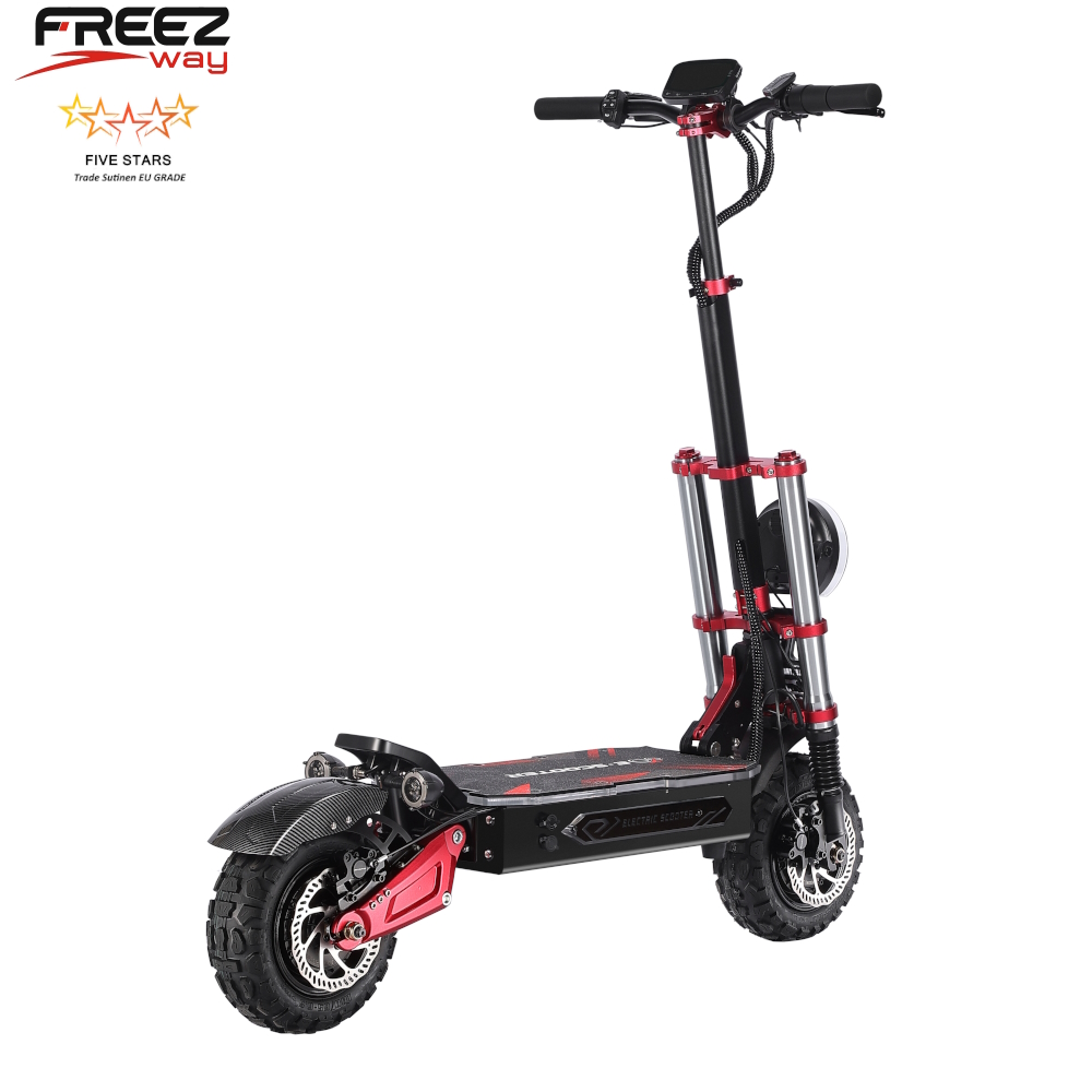 FREEZWAY E-Scooter R1 PLUS 6000W motor 60V 38 Ah battery 11" inch tire 