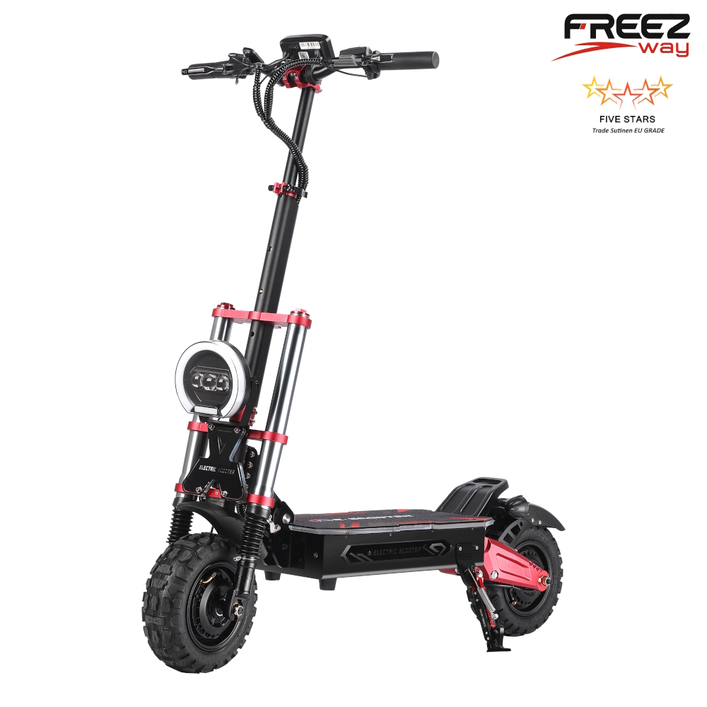 FREEZWAY E-Scooter R1 PLUS 6000W motor 60V 38 Ah battery 11" inch tire 