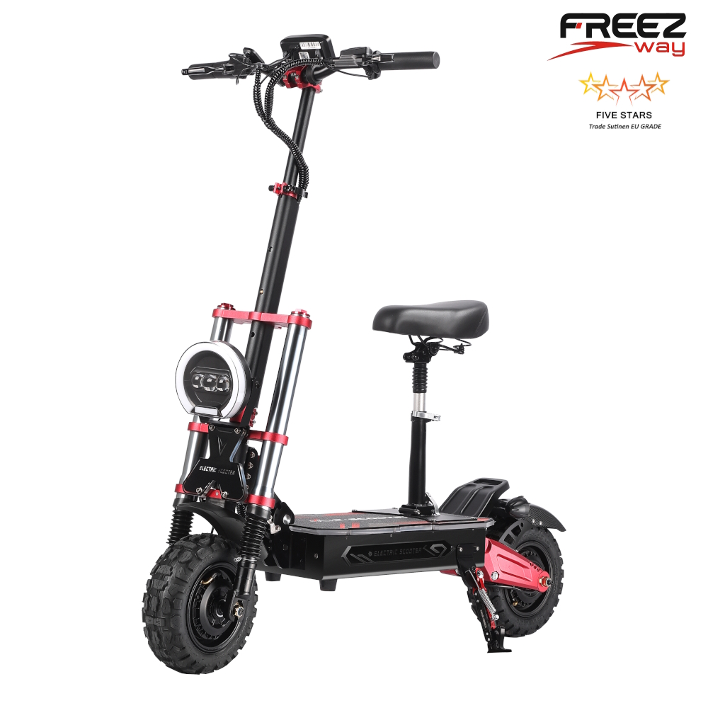 FREEZWAY E-Scooter R1 PLUS 6000W motor 60V 38 Ah battery 11" inch tire 