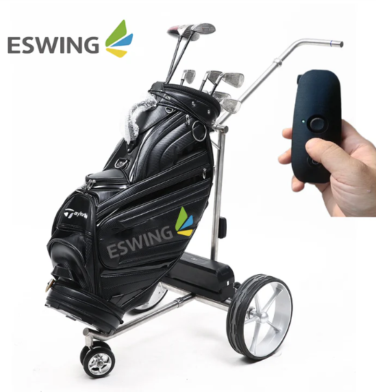 ESWING T1 3-wheel follow golf trolley 24V 180W Brushless Hub Motor