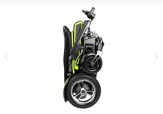 YATTLL YE-200 Lightweight Folding Wheelchair Lithium battery 24V 6Ah X 2