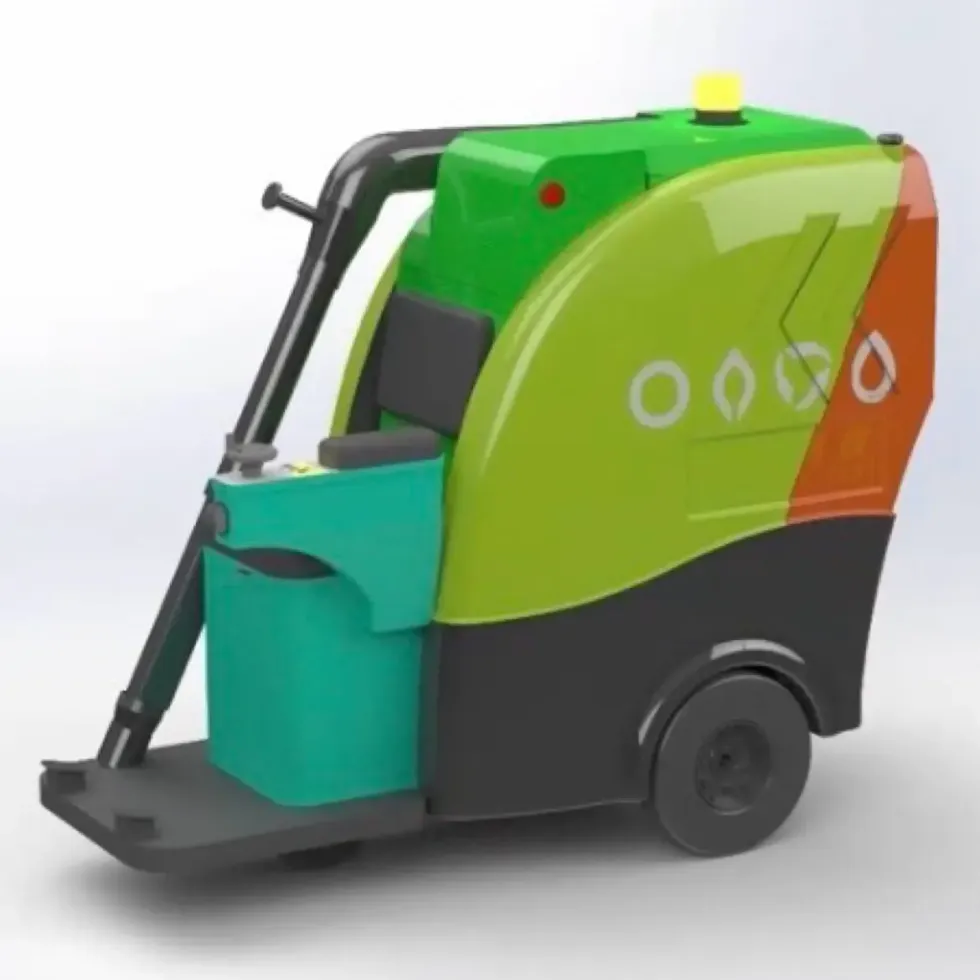 Self-following Cleaning Robot