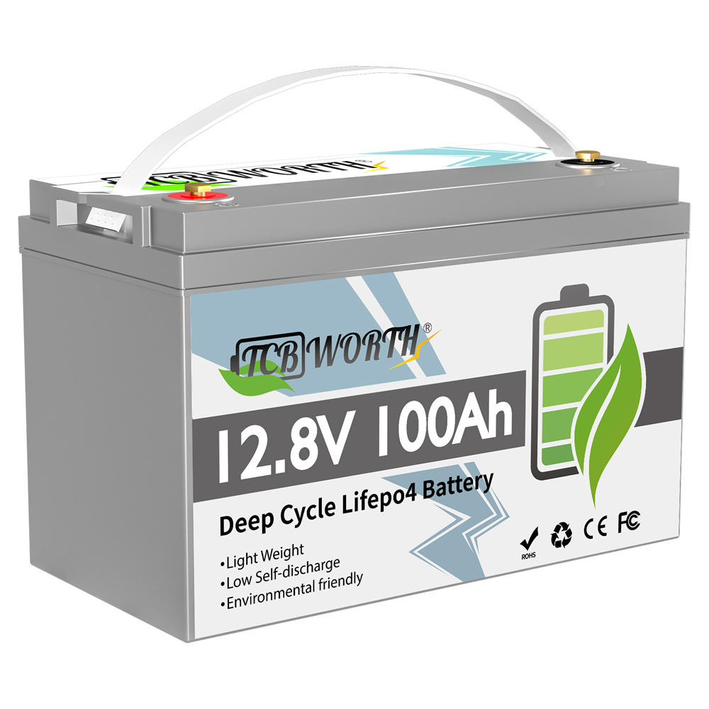 LiFePO4 Battery 12.8V 100Ah / 200Ah / 300Ah with BMS / Bluetooth