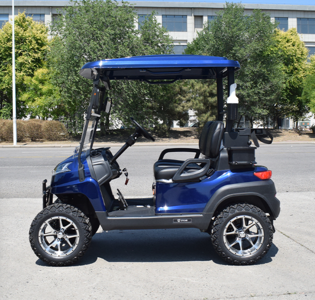 2 seater utility golf cart R2 royal blue 48V 4KW AC system 140Ah Battery