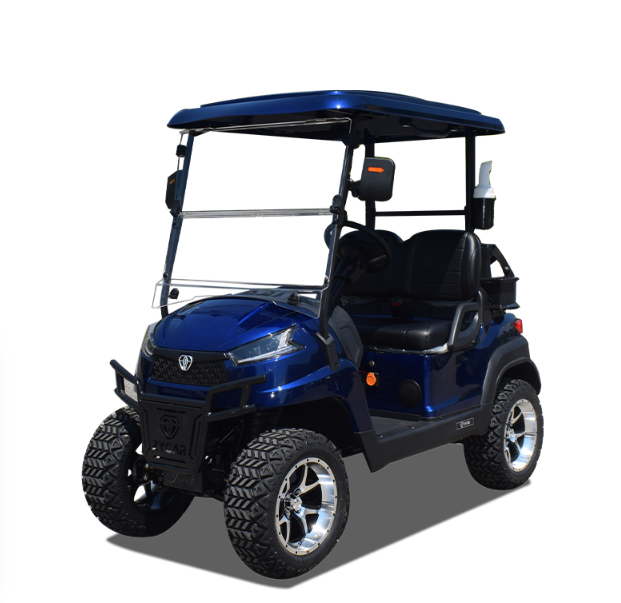 2 seater utility golf cart R2 royal blue 48V 4KW AC system 140Ah Battery