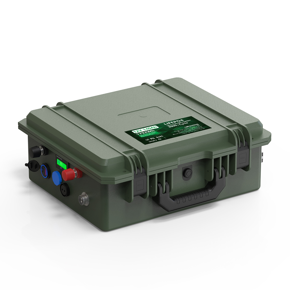 12.8V 140Ah 1792Wh LiFePO4 battery pack for outdoor use manufacturer Cerrnss