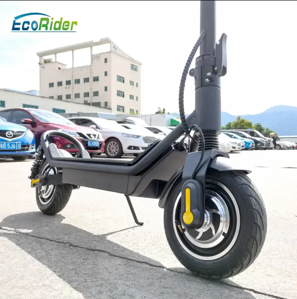 EcoRider E4-7 Max 1000W 48V/15Ah Dual Motor Foldable Electric Scooter with seat