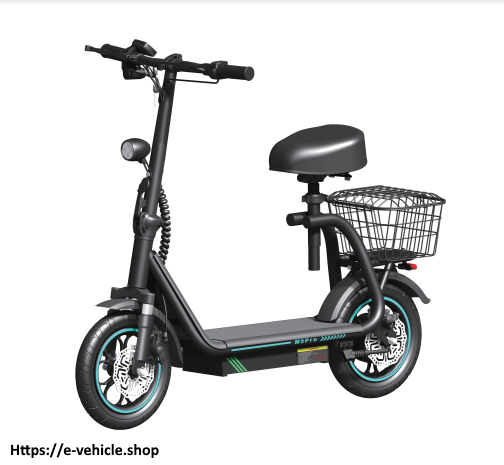 JMC Bogist M5 Sport E-Scooter 500W 15Ah Lithium battery 12" wheels, seat, phone holder + basket
