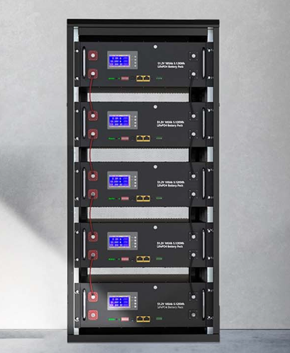 CERRNSS 51.2V 100Ah LiFePO4 Battery Rack