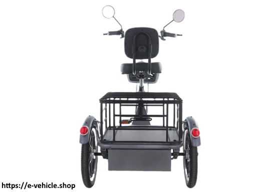 Eurobike Foldable Cargo E-Trike - 48v 12Ah 400W (250W) rear-drive, speed 23km/h