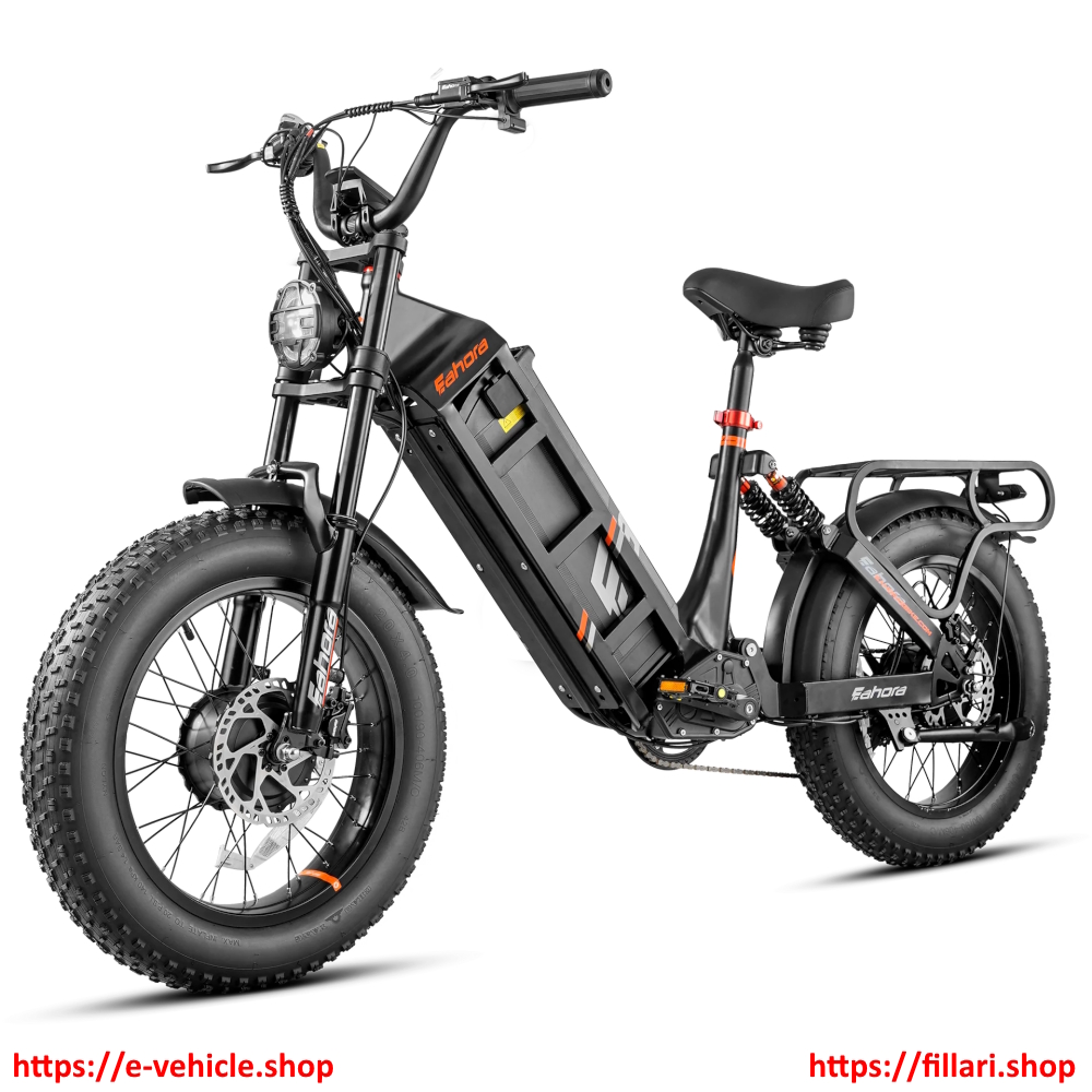 eAHORA E-Bike Juliet III Dual Motor 1000W (2000W) 52V 60Ah Tire 20" X 4.0