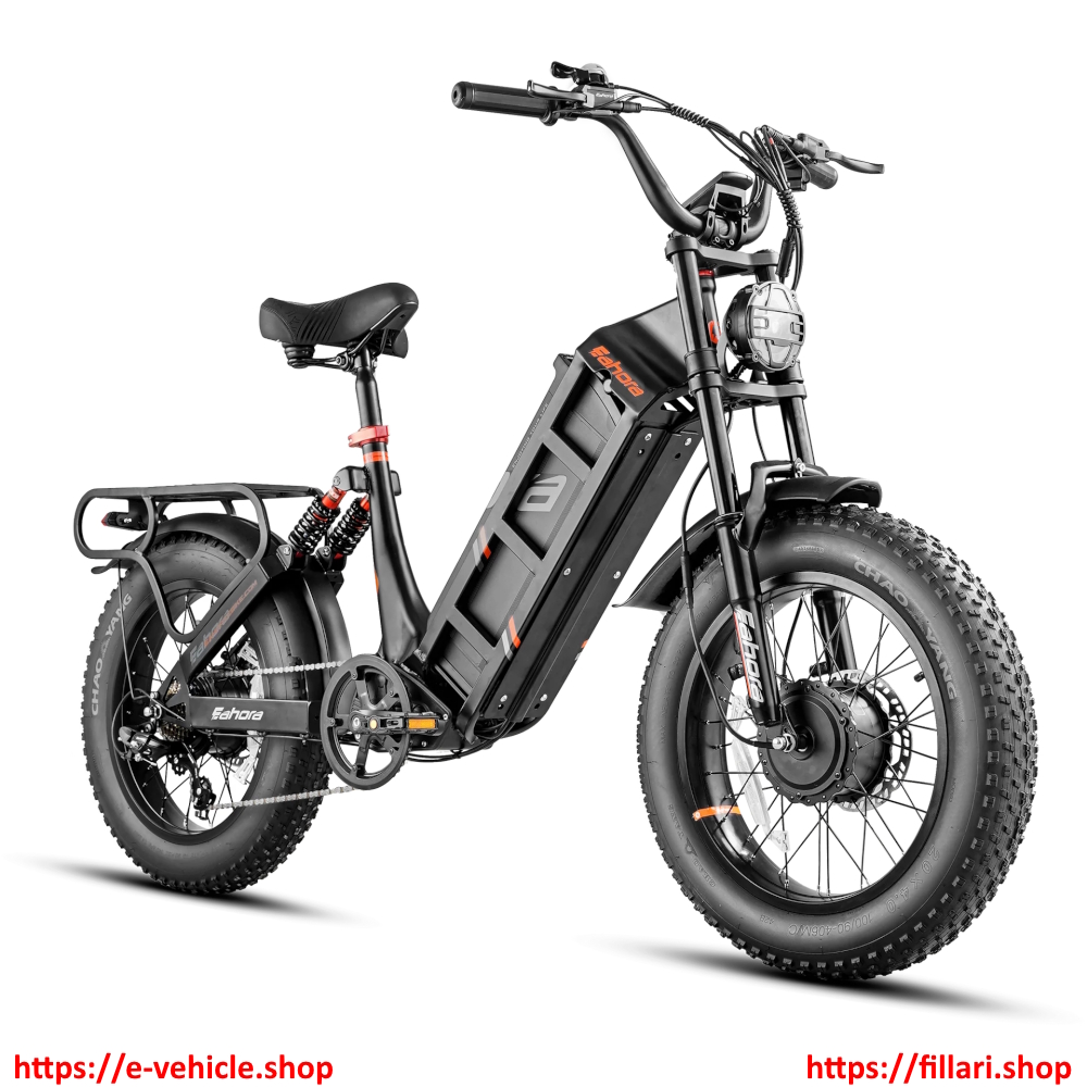 eAHORA E-Bike Juliet III Dual Motor 1000W (2000W) 52V 60Ah Tire 20" X 4.0