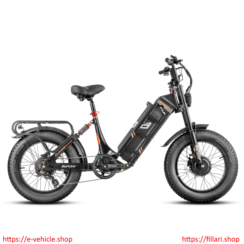 eAHORA E-Bike Juliet III Dual Motor 1000W (2000W) 52V 60Ah Tire 20" X 4.0