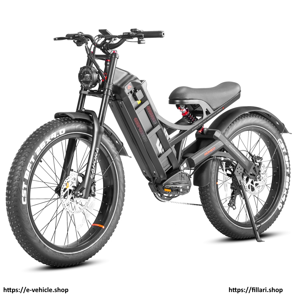 eAHORA E-Bike ROMEO Pro Motor 1200W Battery: 48V/60AH  Tire 26" X 4.0