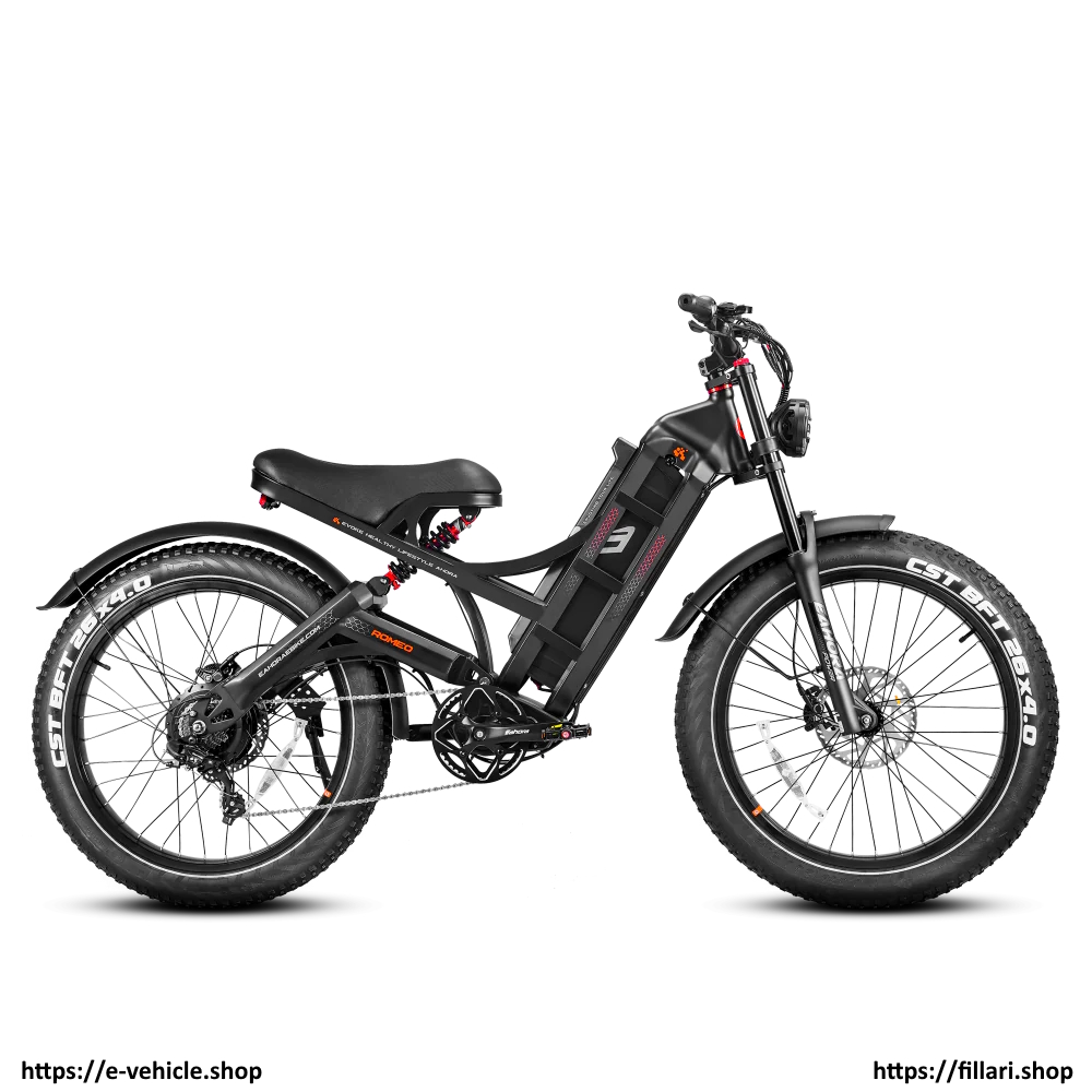 eAHORA E-Bike ROMEO Pro Motor 1200W Battery: 48V/60AH  Tire 26" X 4.0