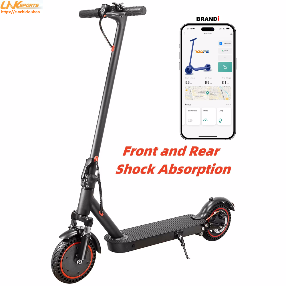 LinkSports LD-4Plus 350W 36V 10.4Ah Electric Scooter with suspension and App