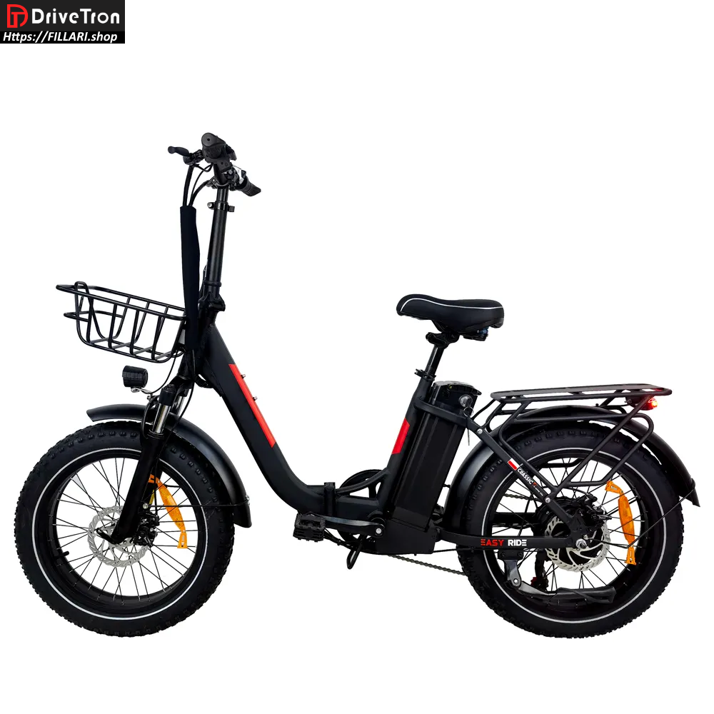 DriveTron EB10 Electric Bike 750W 48V 13Ah 20"4.0 Fat tires 