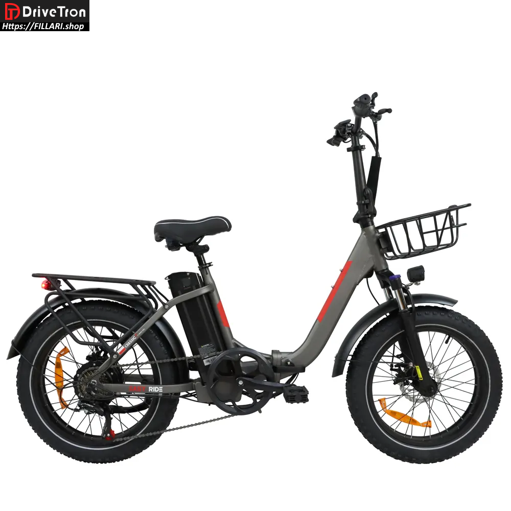 DriveTron EB10 Electric Bike 750W 48V 13Ah 20"4.0 Fat tires 