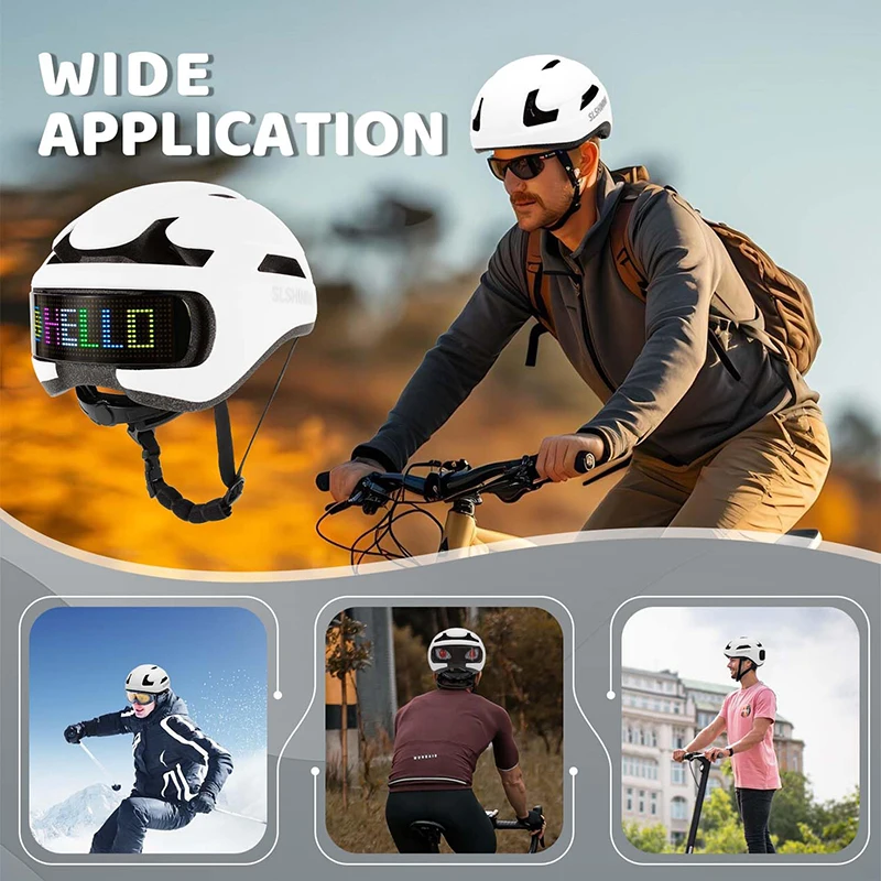 Helmet LED include App. CE approved Ajustable size