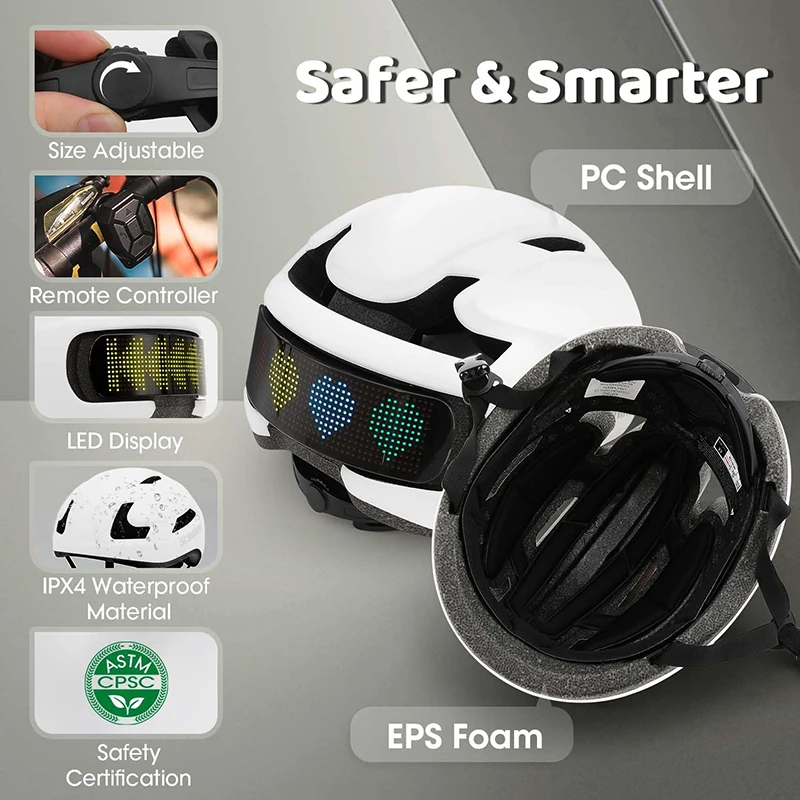 Helmet LED include App. CE approved Ajustable size