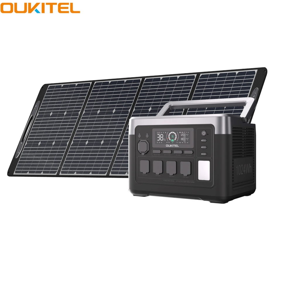 OUKITEL P1000 PLUS / P1500 PLUS kannettava virta-asema 1800W/1024Wh - 1800W/1536Wh