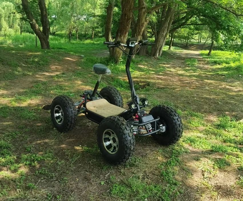 BRAND-i 4WD 4-Wheel E-Scooter include remote control 6000W 60V 50Ah Lithium battery