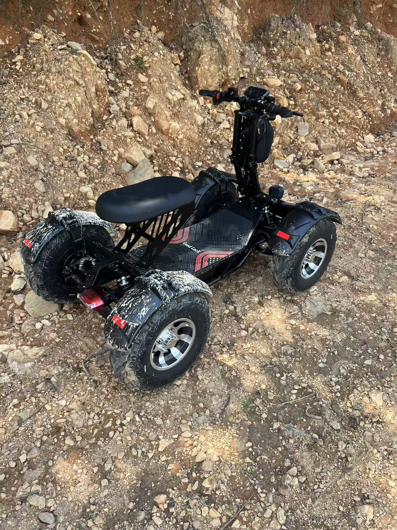 BRAND-i Police 4WD 4-Wheel E-Scooter ATV 8000W 60V 50Ah Lithium battery