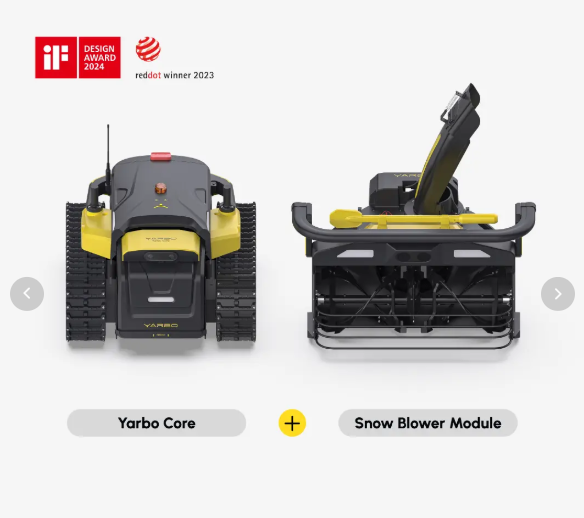 Yarbo Snow Blower 24/7 Autonomous Snow Clearing with Auto-Recharging 