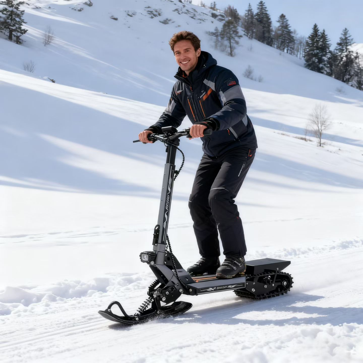 Tracked Snow Electric Scooter 800w48v20.8Ah