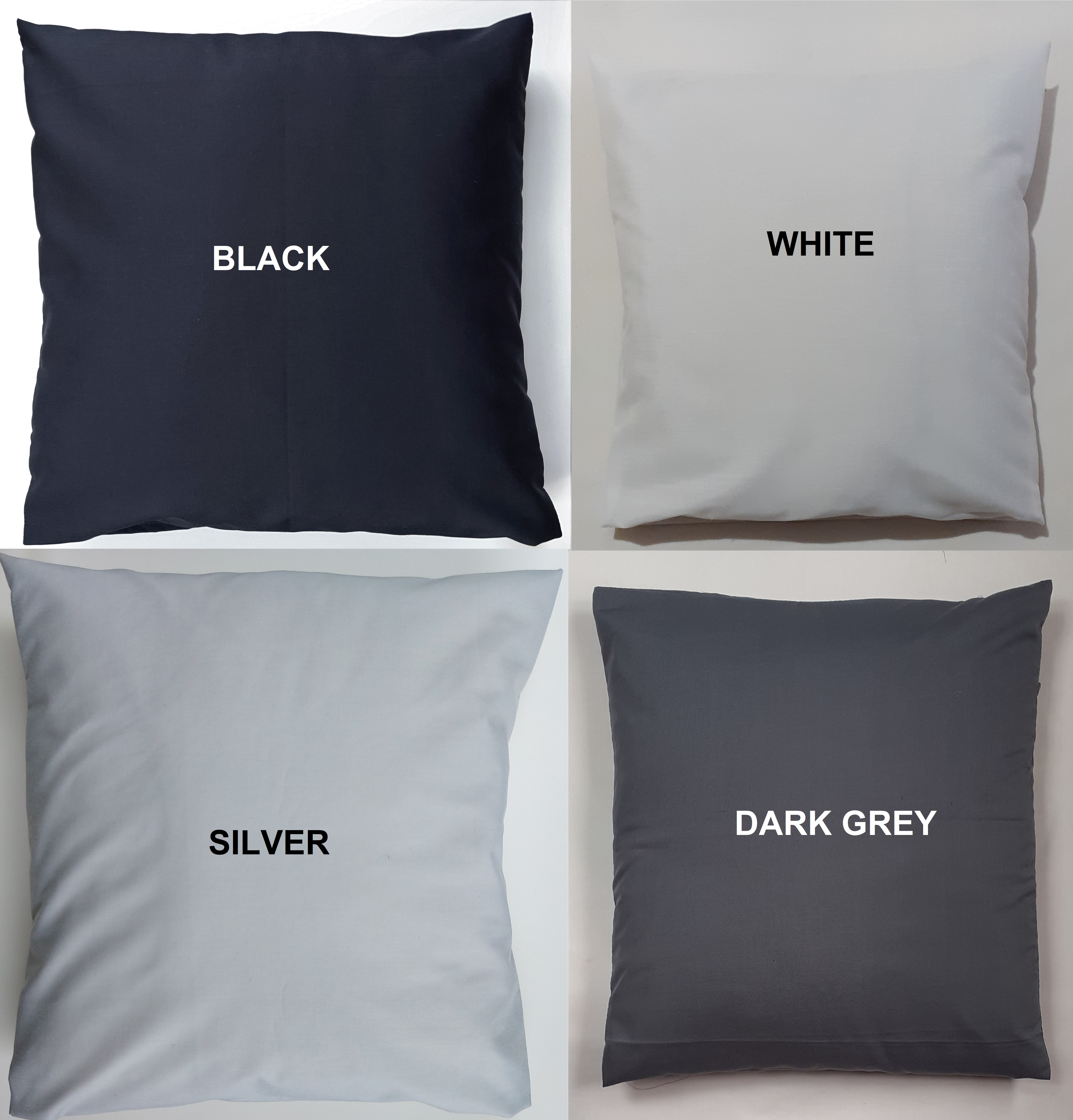Timeless & Elegant Plain Cotton Cushion Covers