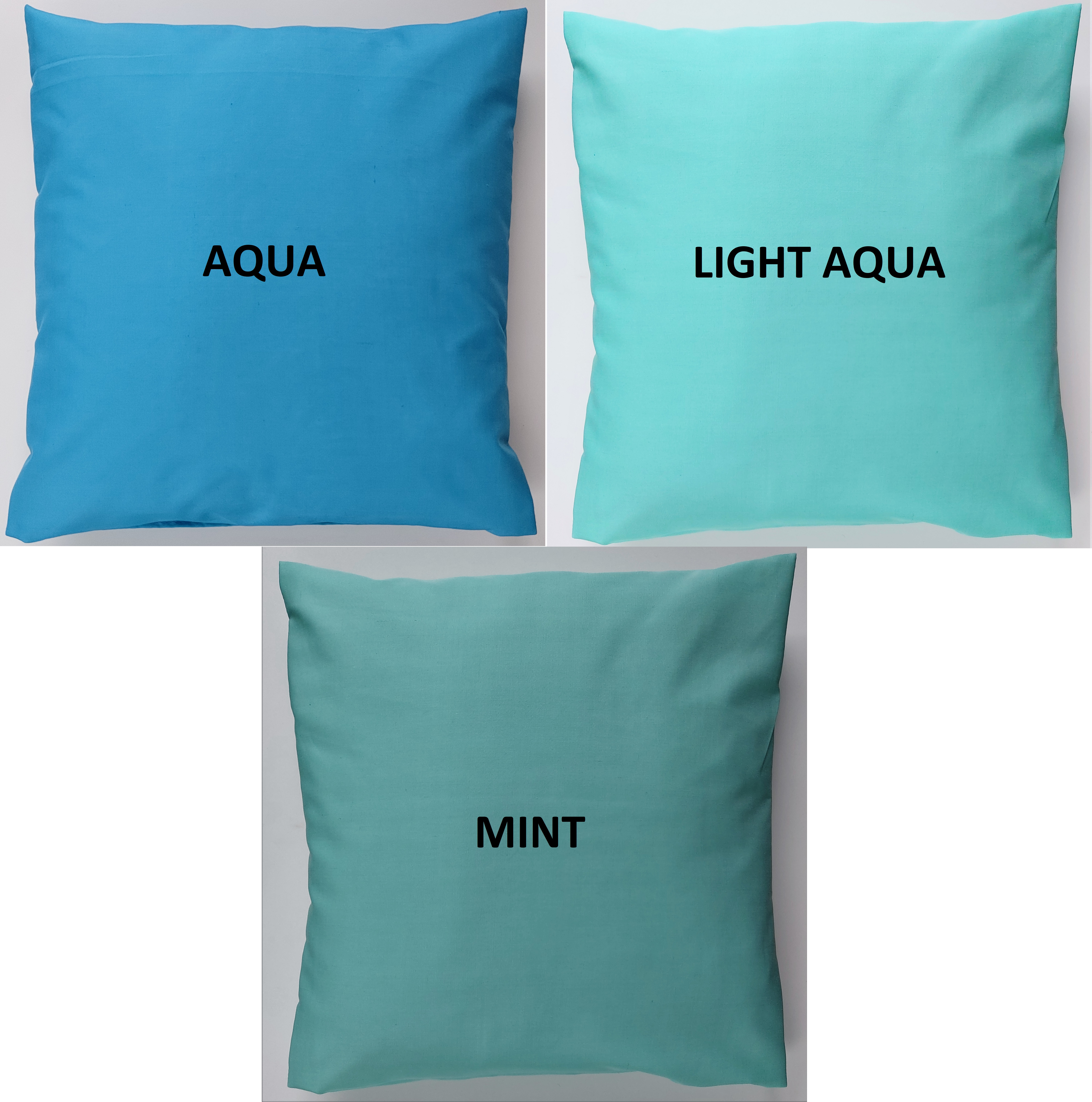 Tropical & Ocean Plain Cotton Cushion Covers