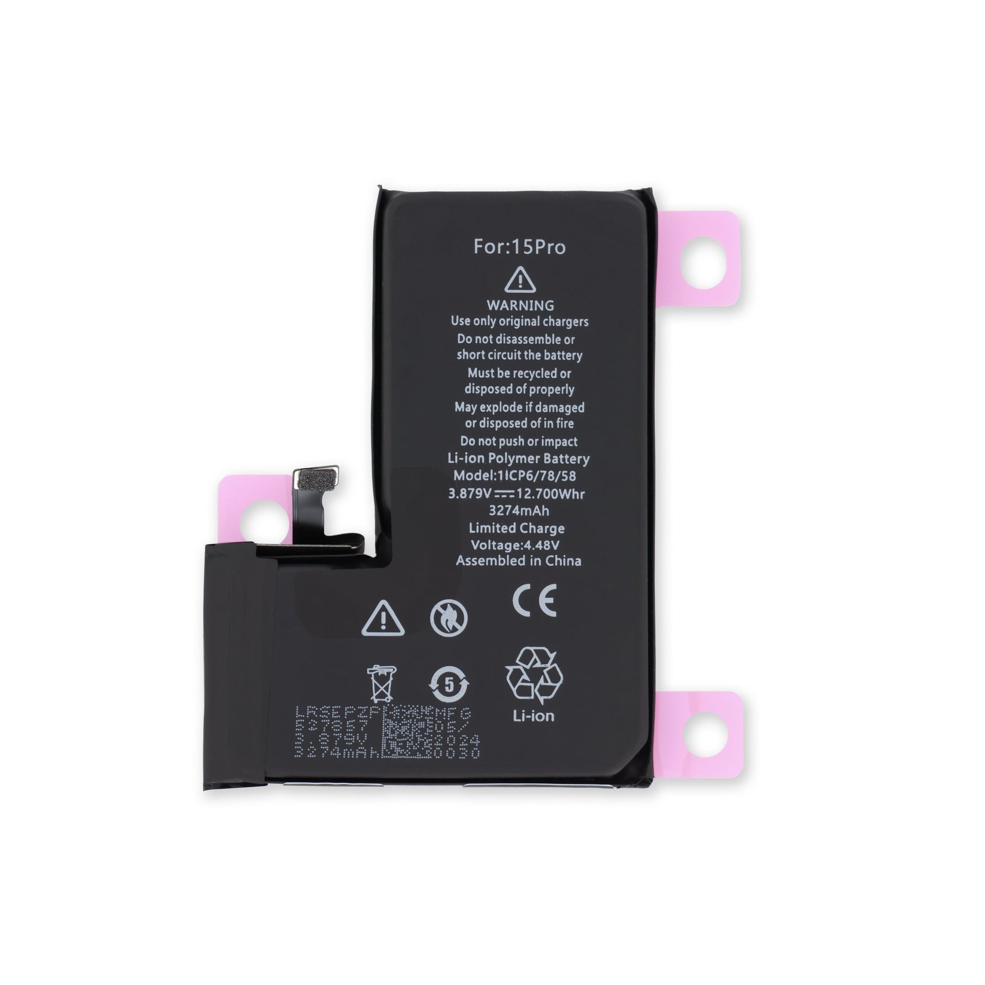 Bateria iPhone 15 Pro