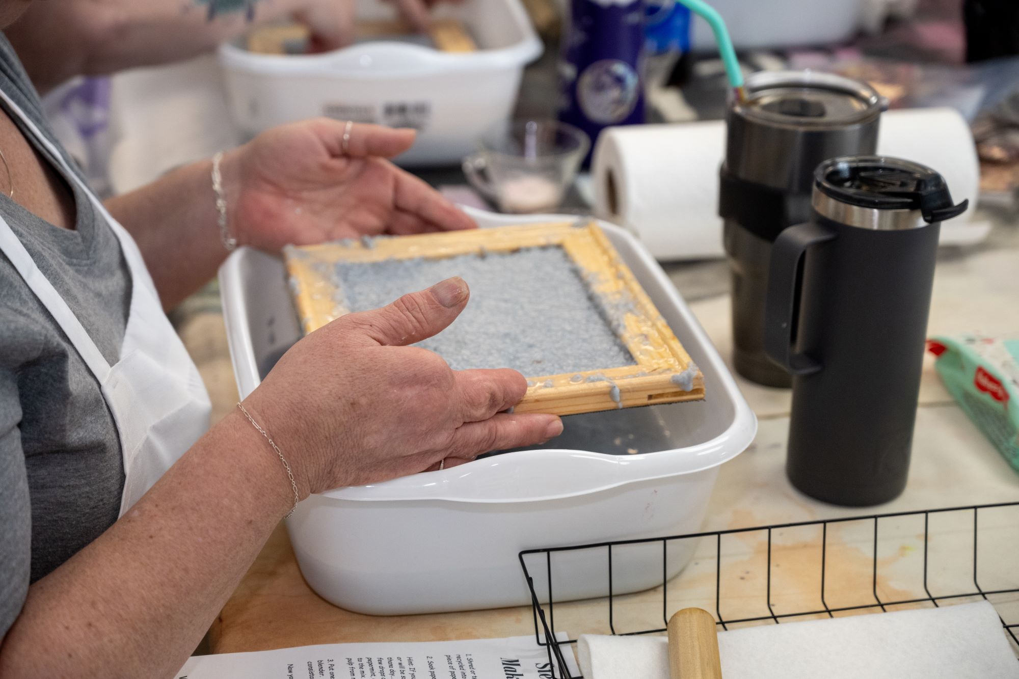 Creative Paper Making & Sipping Chocolate Workshop