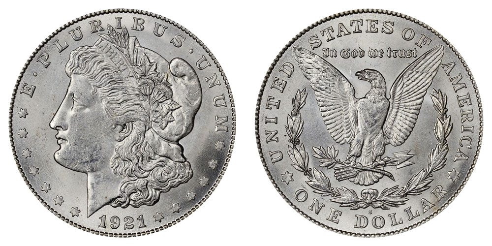 1878-1921 Morgan Silver Dollar Random Date Fine+