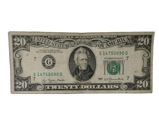 1977 $20 Bill Circulated