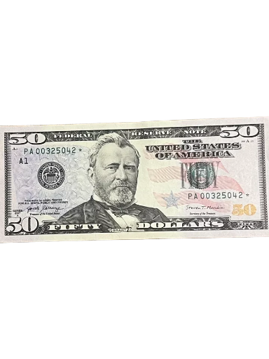 $50 Bill Star Note Random