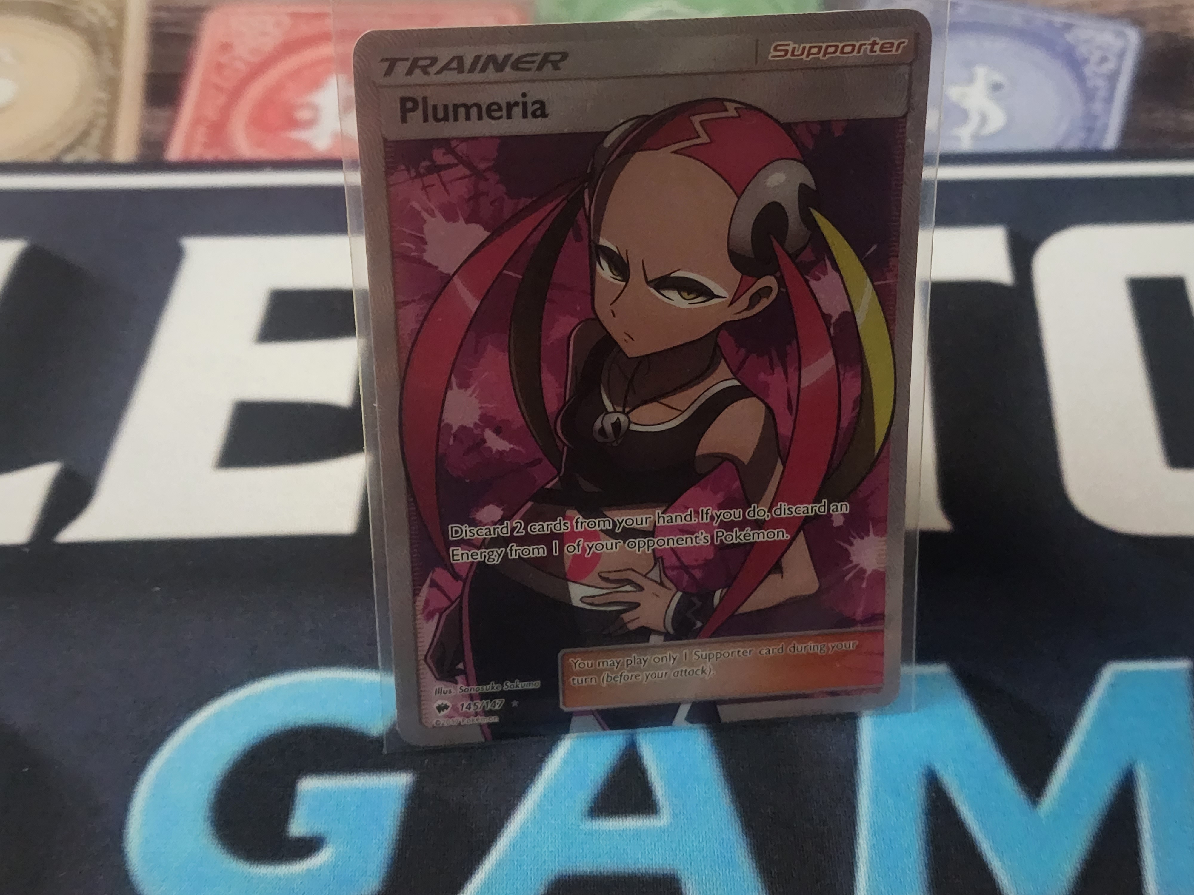 Plumeria Trainer Card NM