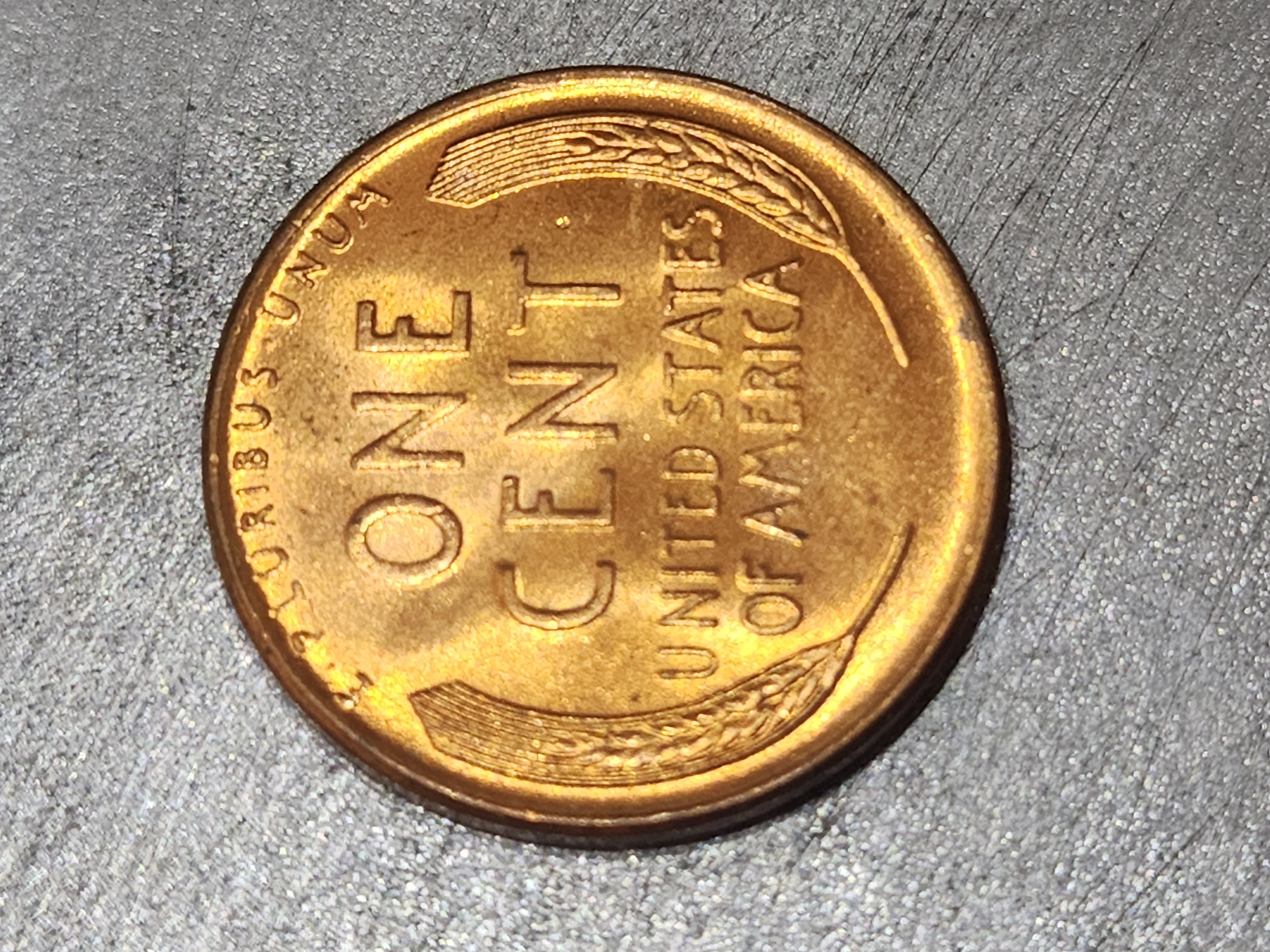 1955 Poor Mans Ddo Wheat Cent Fs-102