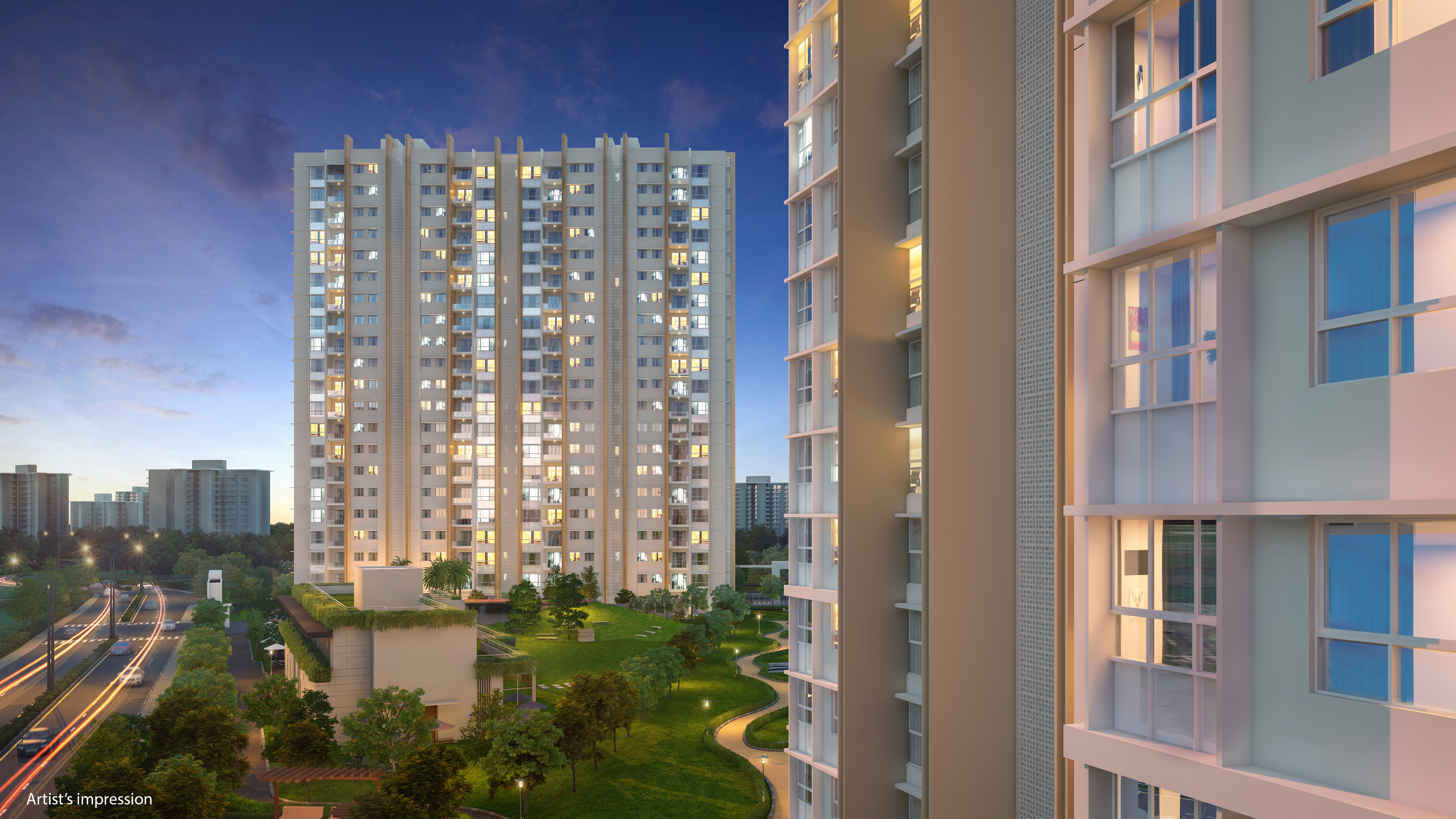 2 BHK Semi Furnished in Shapoorji Pallonji Vicinia - Chandivali