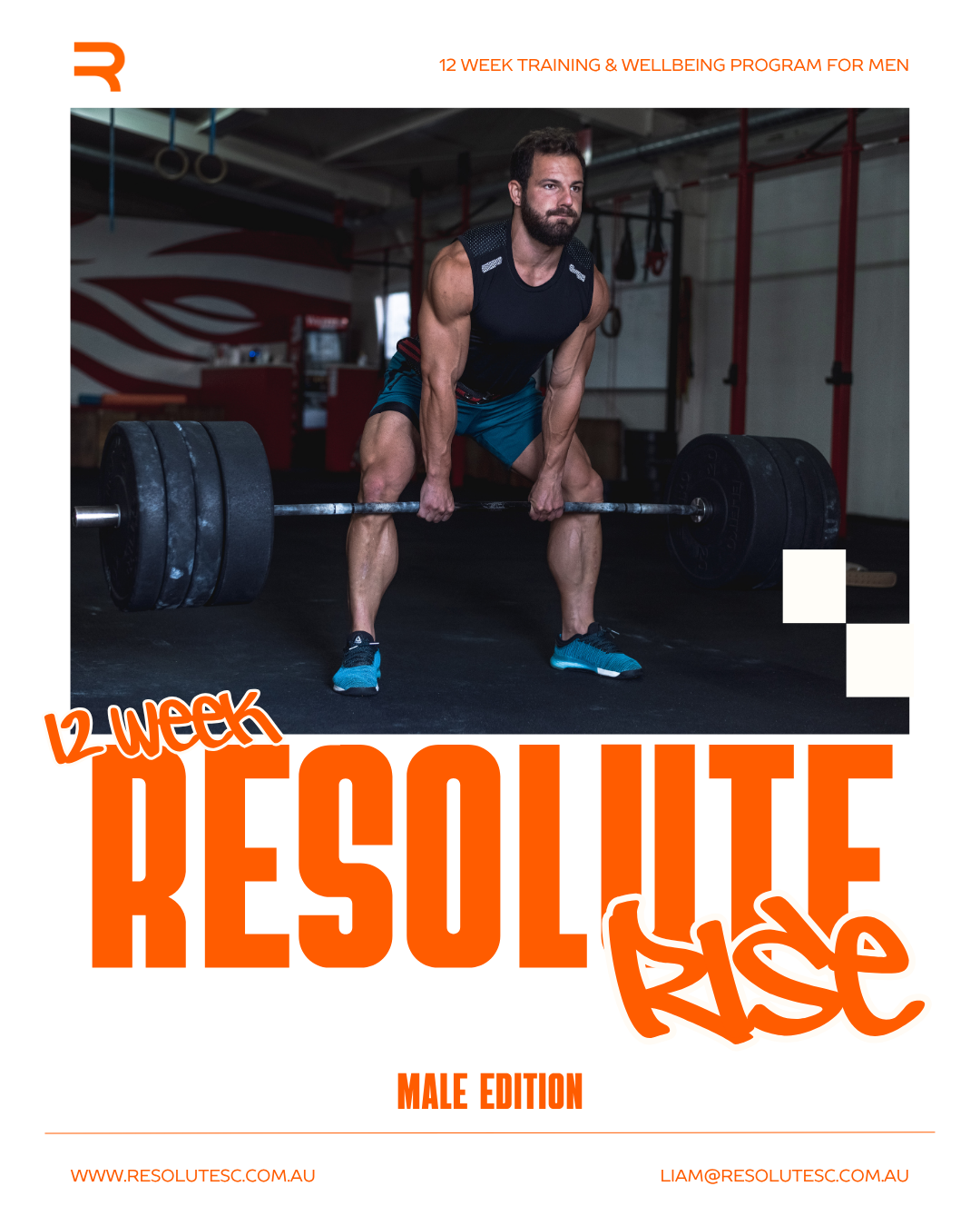 Resolute Rise | 12 Week Strength Training Program (Male Edition)
