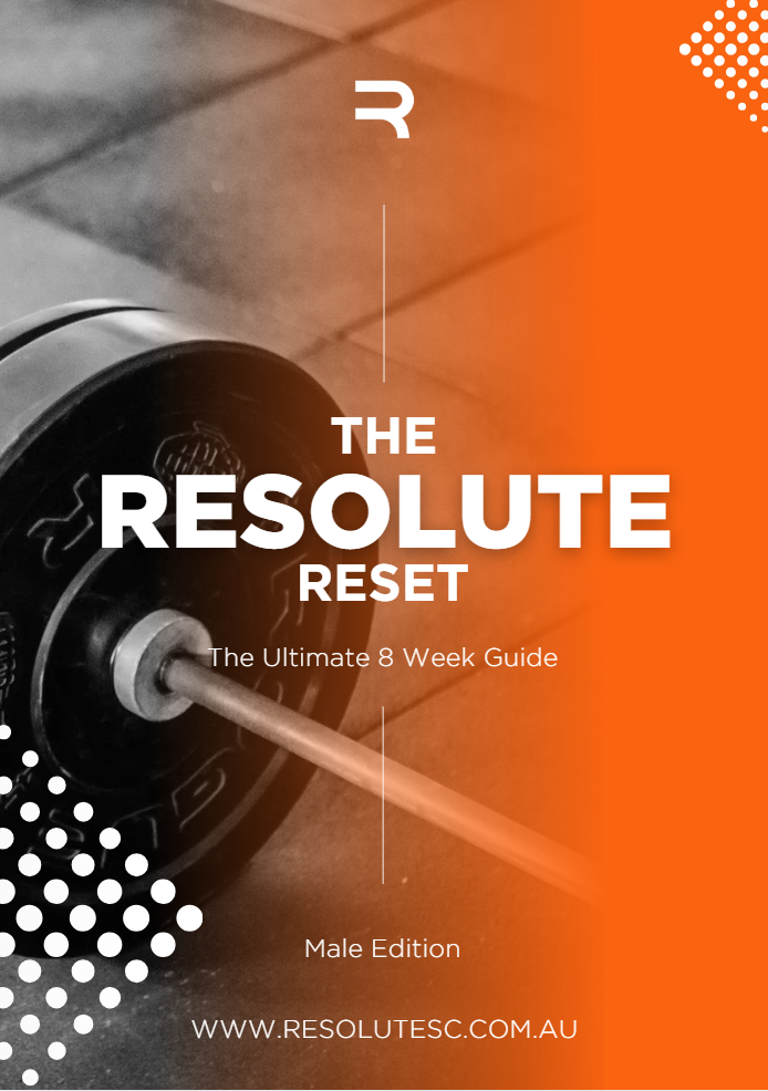 The Resolute Reset | 8 Week Strength Training and Nutrition Program (Male Edition)