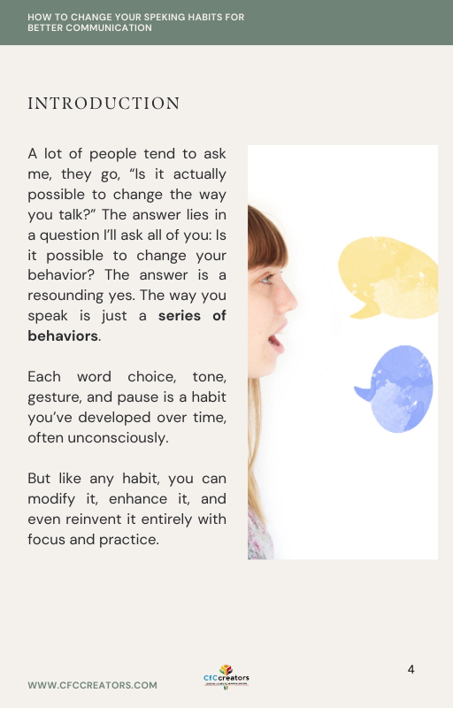How to Change Your Speaking Habits for Better Communication