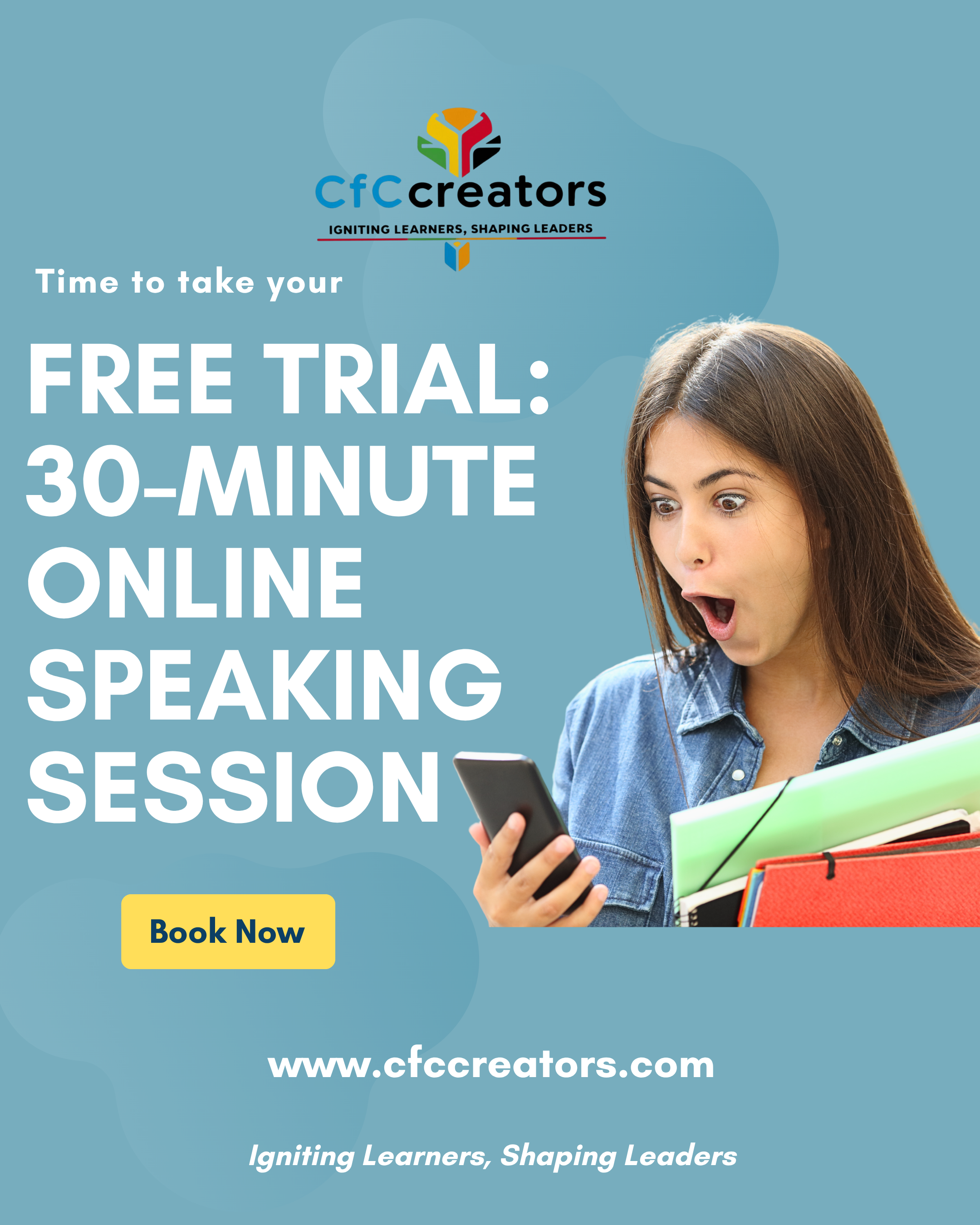 Free Trial: 30-Minute Online Speaking Session