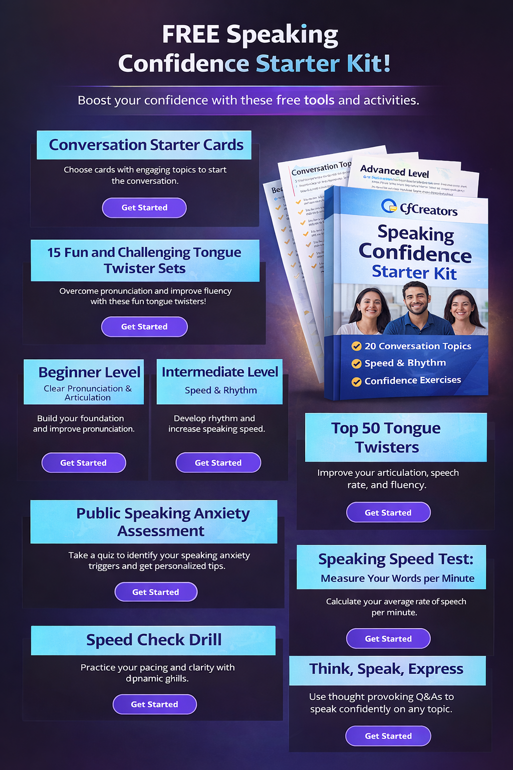 FREE Speaking Confidence Starter Kit