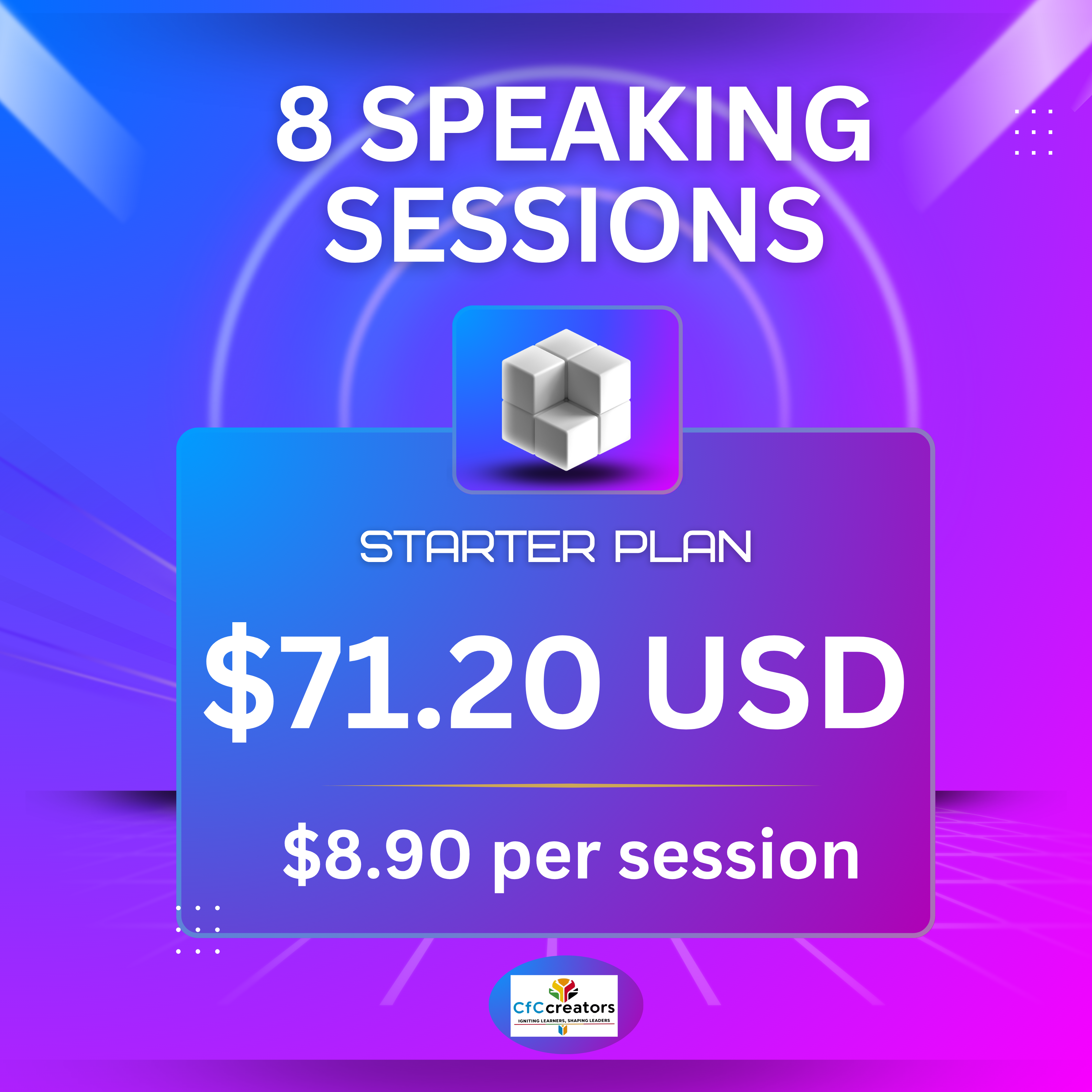 8 Speaking Session (Starter Plan)