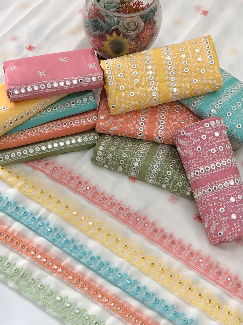 Computer Cross-stitch Lawn 3 pc Unstitched