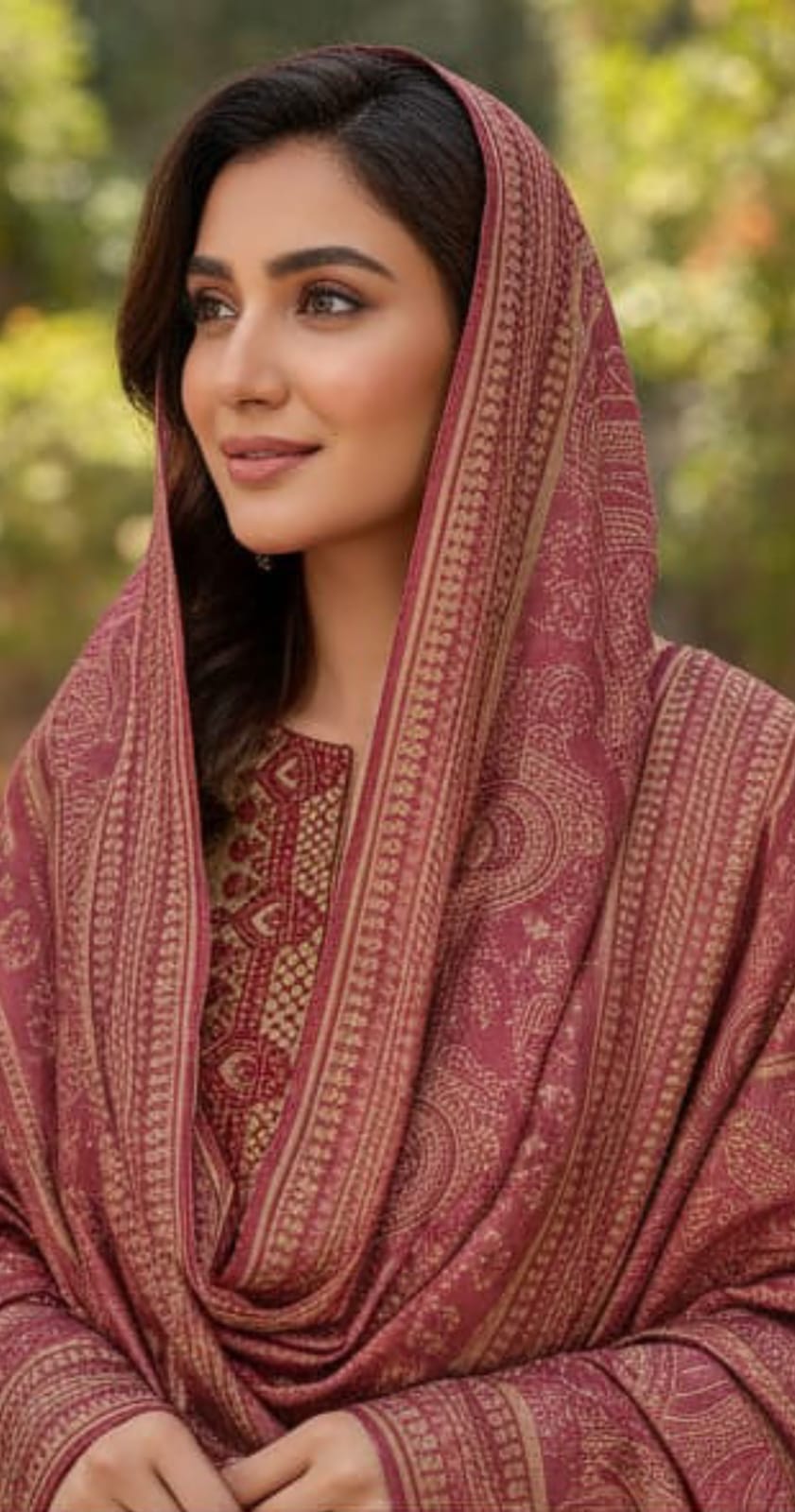 Dhanak Self Print Computer Chickenkari